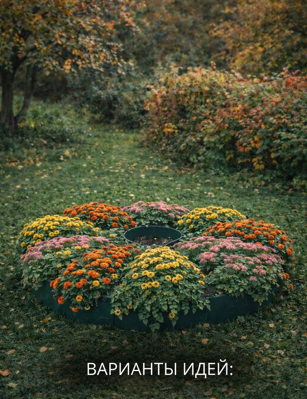 Цветник "Ромашка" (клумба)