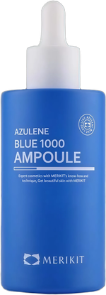 MERIKIT Сыворотка с азуленом для чувствительной кожи- Azulene Blue 1000 Ampoule,100 мл