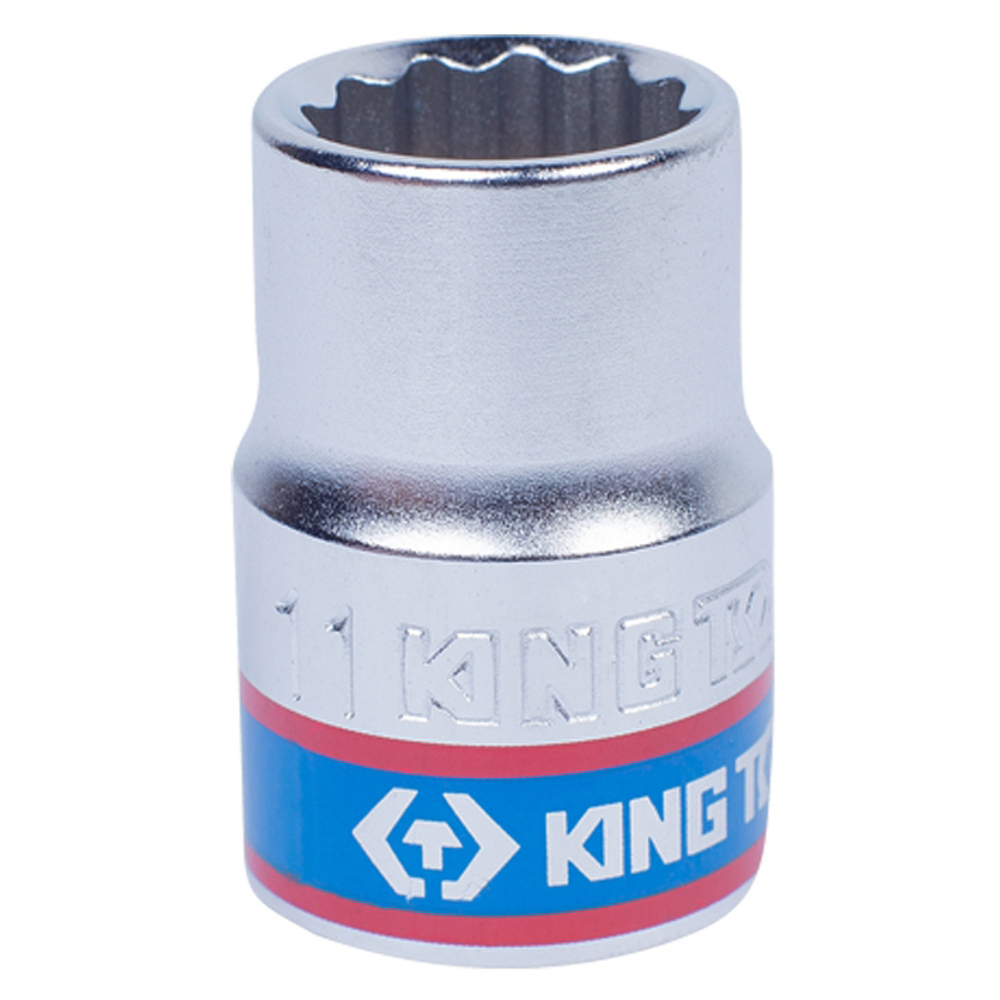 Головка торцевая стандартная двенадцатигранная 3/8", 11 мм KING TONY 333011M