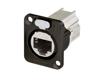 Neutrik NE8FDX-P6-B панельный двухсторонний разъем RJ45 для CAT6a (не совместим с CAT6),черненый кор