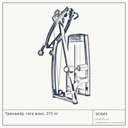 Тренажёр тяга вниз, 271 кг — от 269 000 ₽