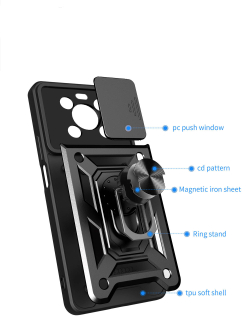 Чехол с кольцом Bumper Case для Honor X9