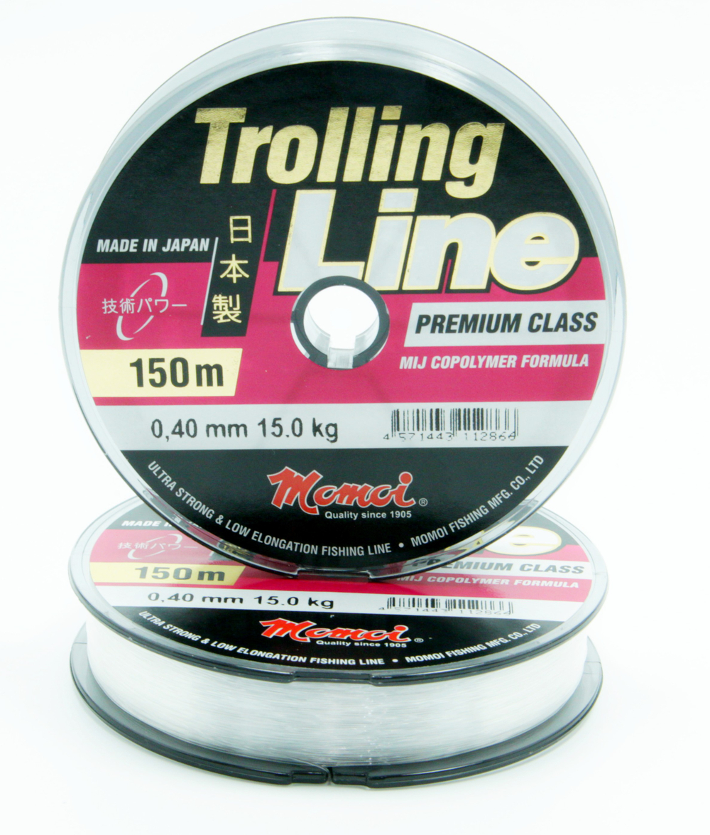 Леска Momoi Trolling Line 0,4 мм. в размотке 150 метров (Япония) прозрачная