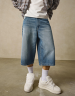 Мужские джинсовые бермуды super baggy fit - BERSHKA