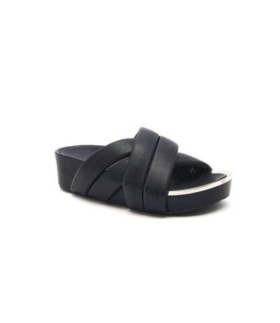 Шлепанцы кожаные vienna DKNY - черный(K1204649)