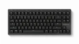 Wooting 80HE+ ABS Dark ANSI, вид сверху