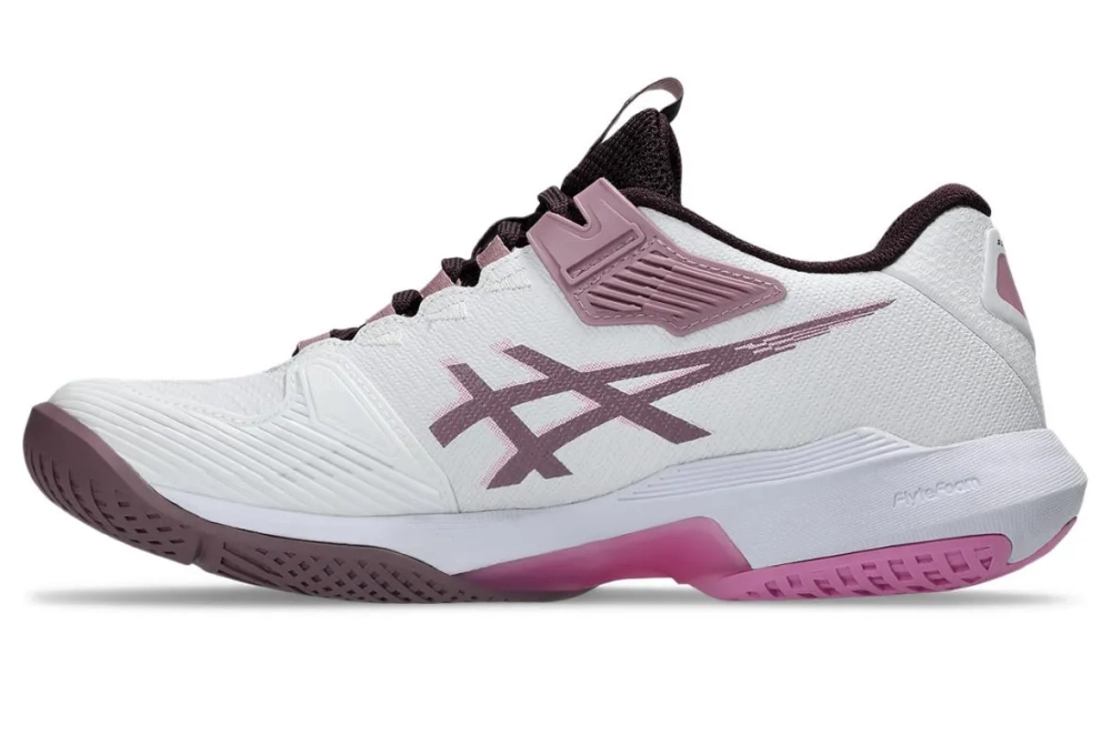 Женские теннисные кроссовки Asics Solution Speed FF 4 - white/dusty mauve