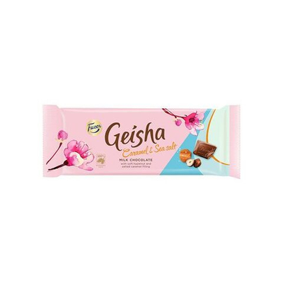 шоколад Fazer Geisha тертый орех ирис и морская соль 100 г (из Эстонии)