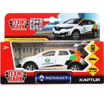 Модель ин. мет. "Renault Kaptur. Каршеринг" 12см, открыв. двери SB-18-20-RK-CS-WB (Технопарк)