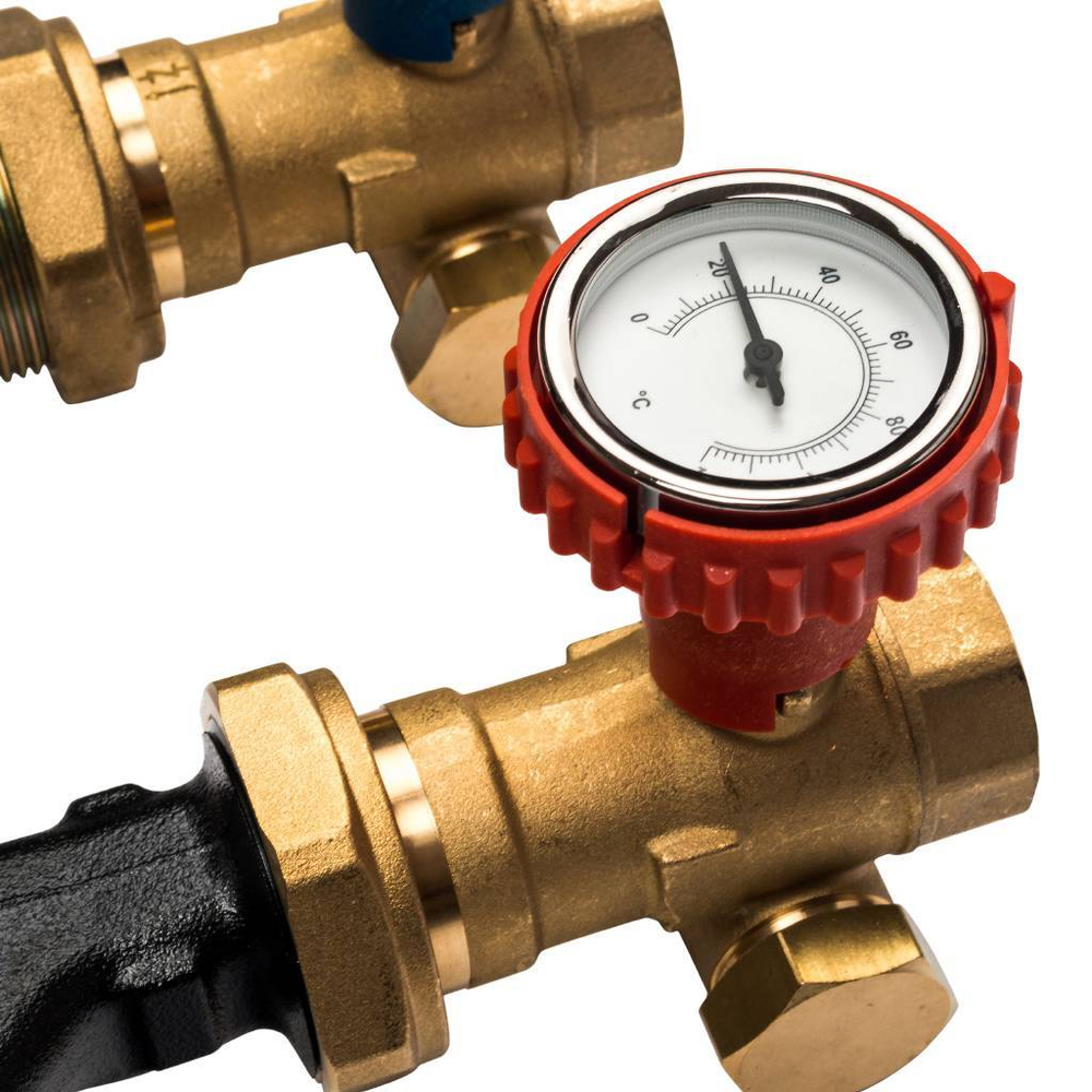 Насосная группа со смесителем 1"с насосом Grundfos UPSO 25-65