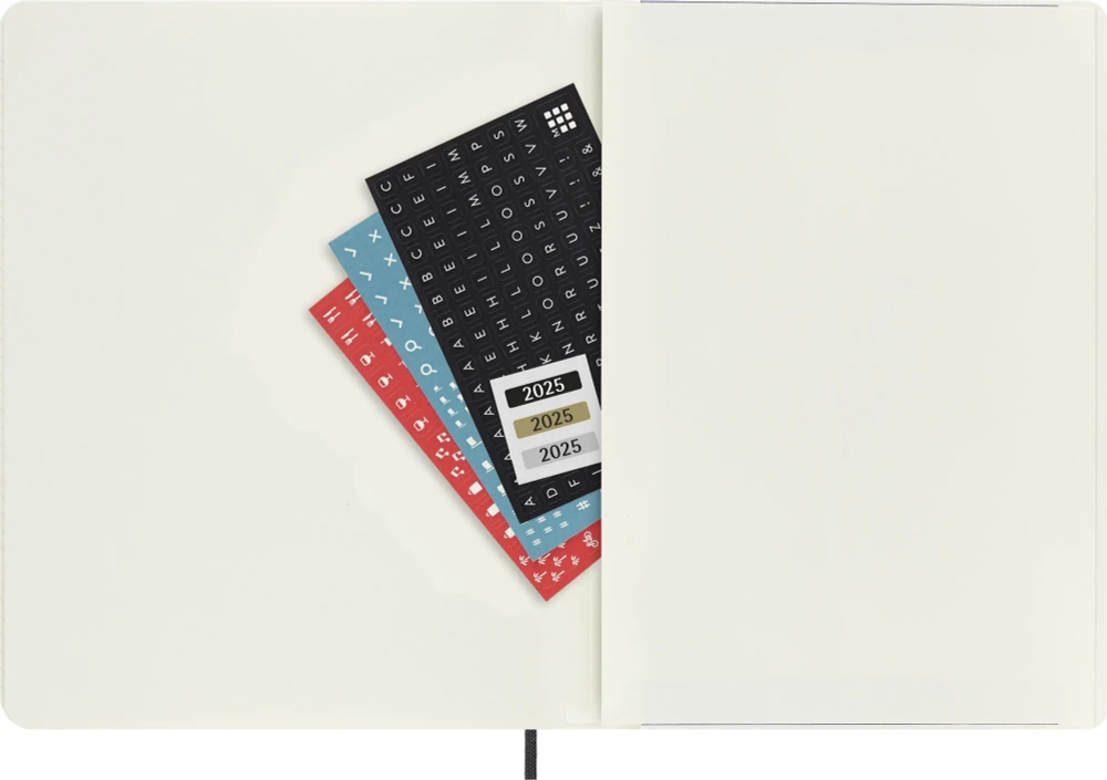 Еженедельник Moleskine Classic Soft WKNT XL (DSB12WN4) 19х25см мягкая обложка черный