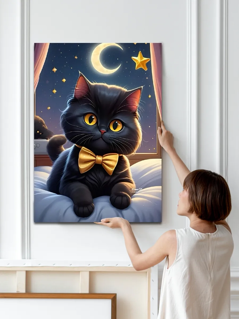 Картина на стену "Кошачьи сны" 50х70см 1шт.