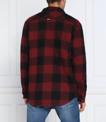 утепленная рубашка Tommy Jeans - бордовый(DM0DM15132)
