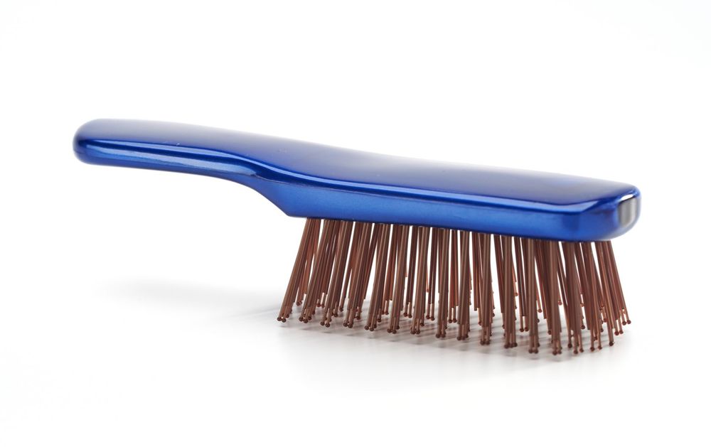 Расческа Majestic Scalp Brush синяя (дорожная версия)