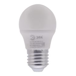 Лампа светодиодная ЭРА RED LINE LED P45-8W-840-E27 R 8Вт шар нейтральный белый свет E27 | Лампы cветодиодные Шар (G/P)
