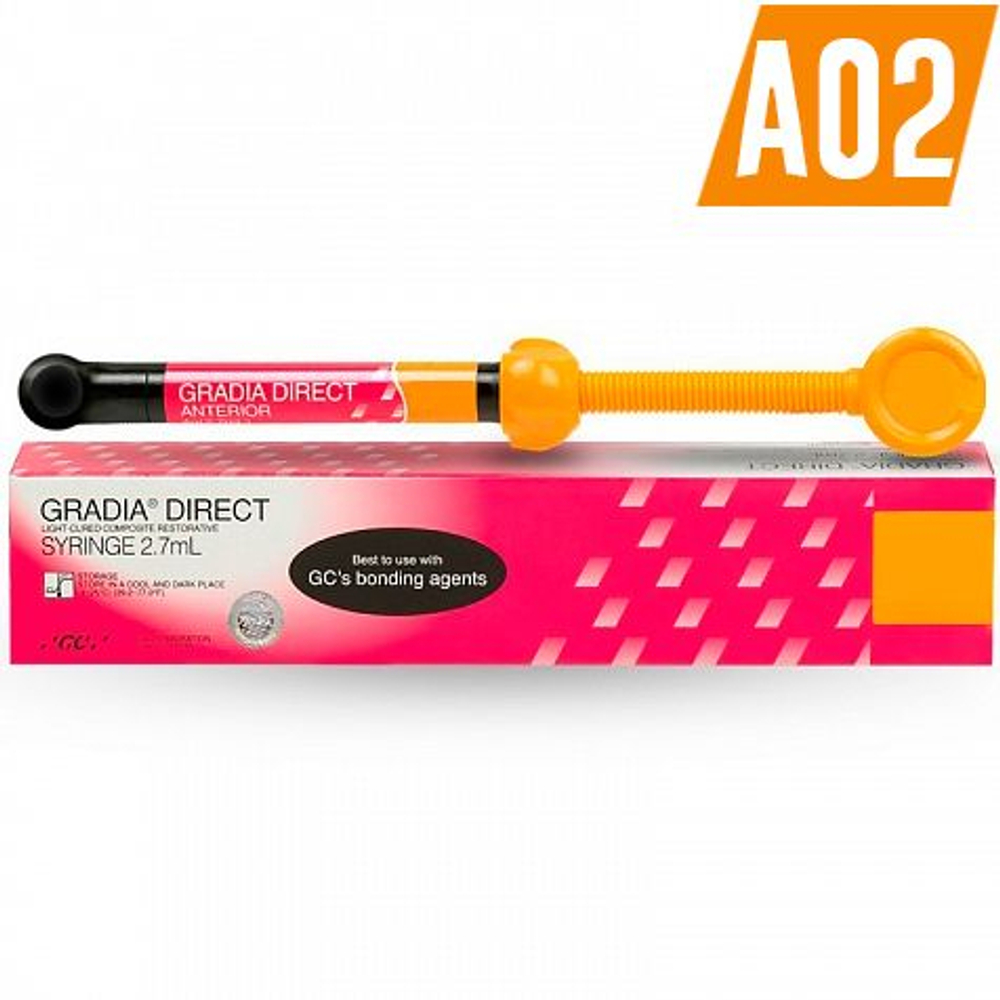 GC Gradia Direct Anterior AO2 светоотверждаемый реставрационный гибридный композит (4г) GC (003372)