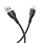 Кабель Borofone BX51 USB-Lightning 2.4А 1м PVC Black