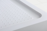 Акриловый поддон 80х80 BelBagno TRAY-BB-R-80-550-15-W с сифоном