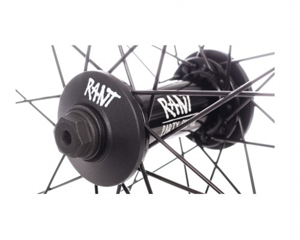 Хабгард RANT Party Plastic Front Hub Guard Black (2шт)