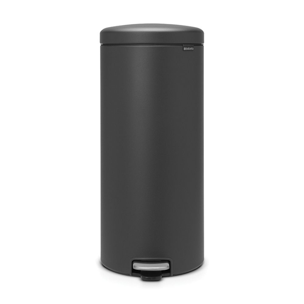 Мусорный бак с педалью newIcon 30л Brabantia Минерально-графитовый