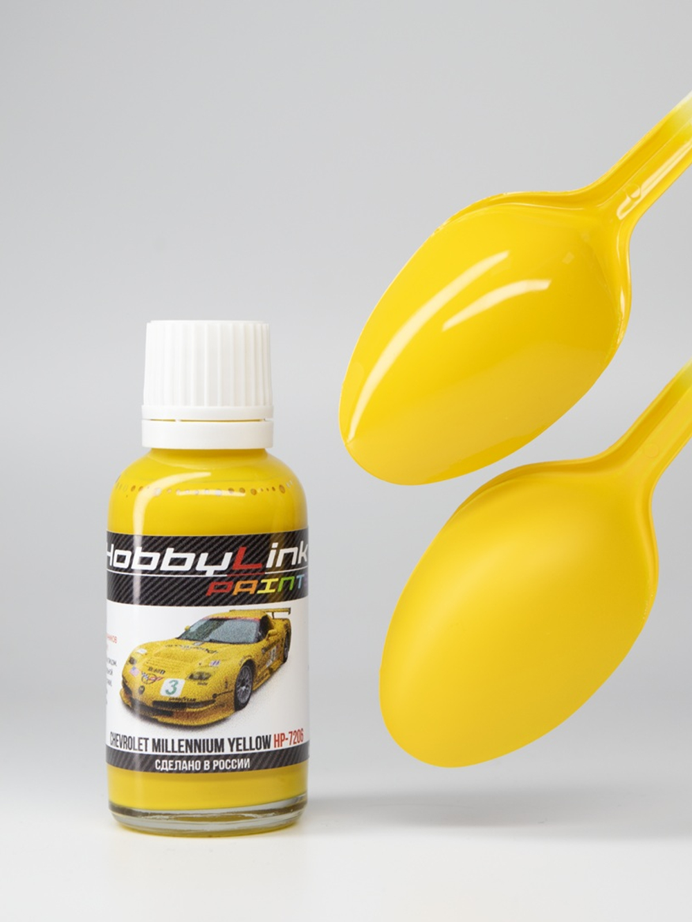 Краска лаковая HobbyLink Chevrolet Millennium Yellow HP-7206