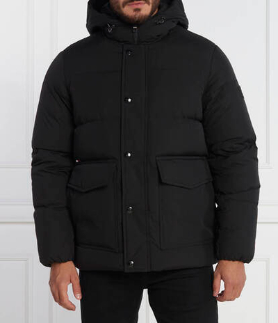 Пуховая куртка CL HILFIGER DOWN HOODED JACKET Tommy Hilfiger - черный(MW0MW33960)
