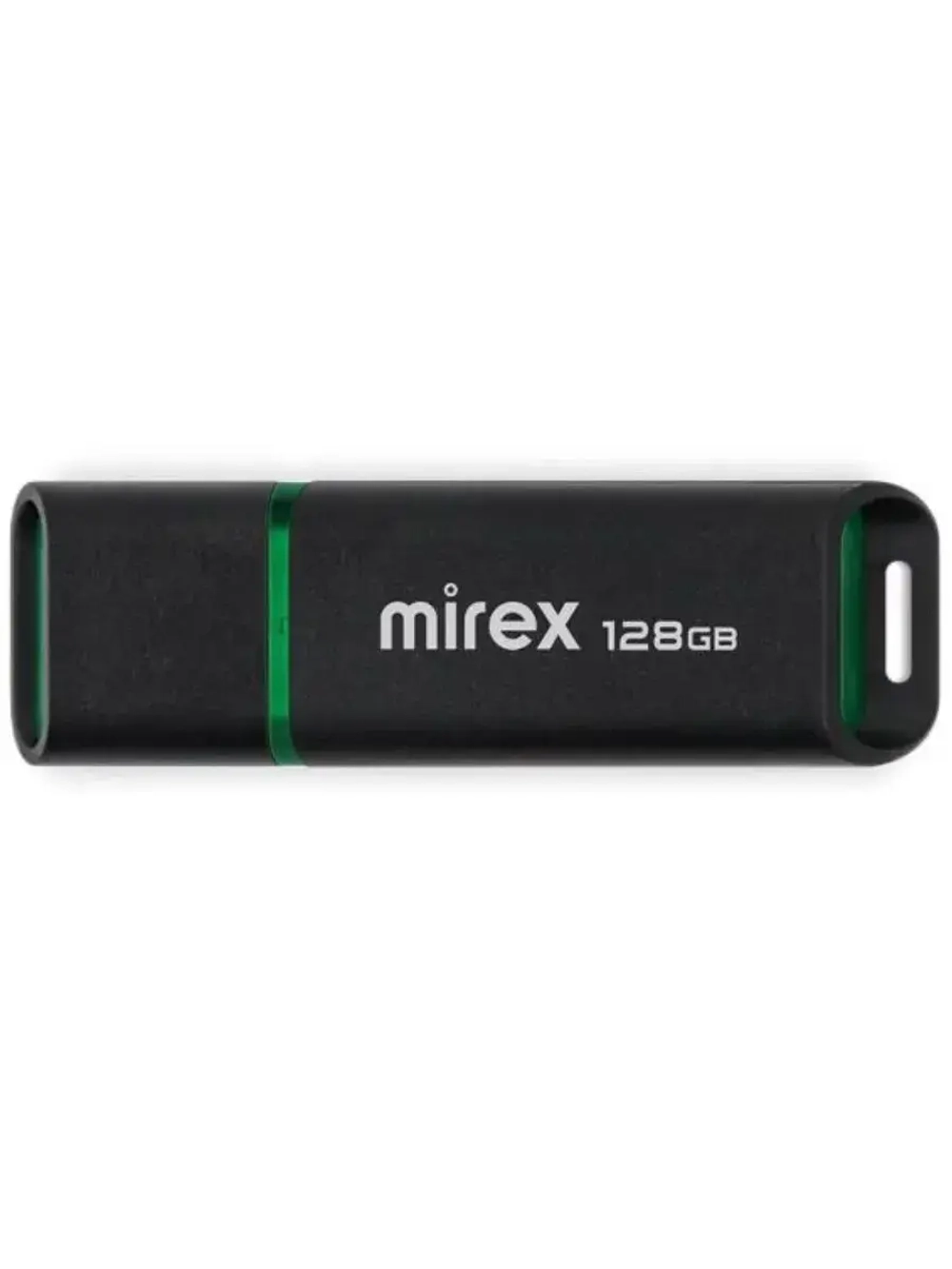 Память USB Flash 128 ГБ SPACER BLACK 13600-FMUSP128 BLACK
