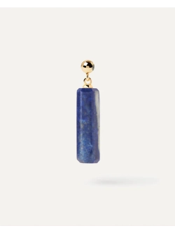 Подвеска-шарм Lapis Lazuli серебро 925 пробы покрытое золотом