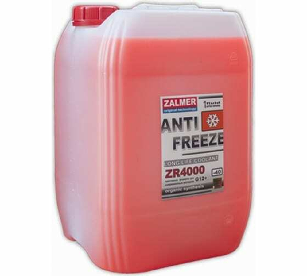 Антифриз ZALMER ZR4000 LLC G12+ (красный) 20кг