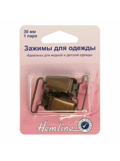Застёжка для комбинезона 30мм 457.BR-Hemline