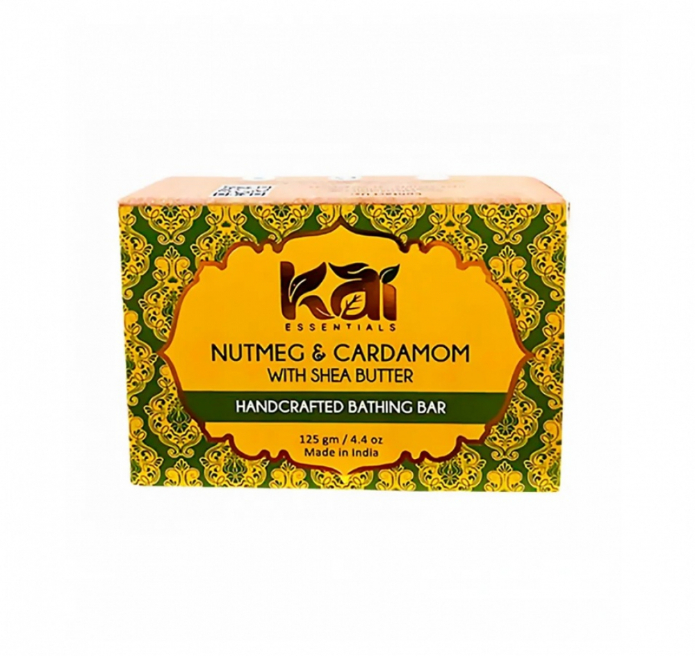 Мыло Мускатный орех и кардамон Премиум с маслом ши Кай Эссенциалс | Kai Essentials Nutmeg and Cardamom 125g
