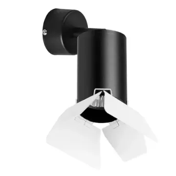 Спот 1*GU10 RB437436 белый/черный Rullo Lightstar