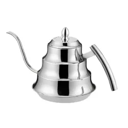 Кофейник чайник 1200 мл Бариста d 15/11,8 см h15,5 см нерж. цвет хром P.L. Proff Cuisine