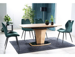 Стул SIGNAL ARCO Velvet Bluvel 78 зеленый/черный