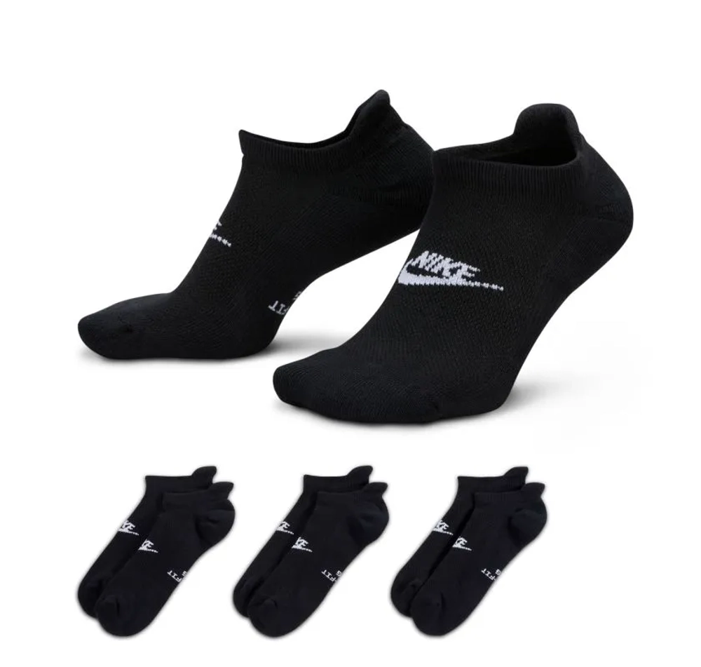 Теннисные носки Nike Everyday Elevated No Show 3P - black/white