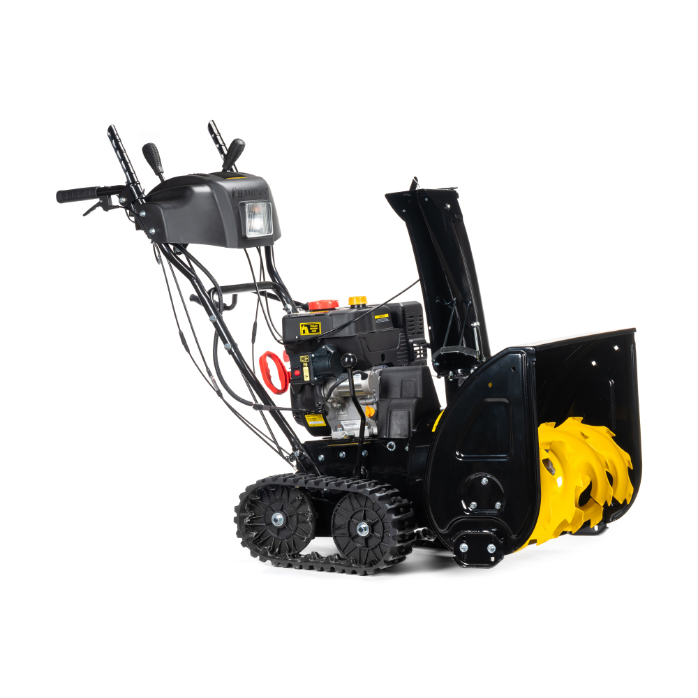 Снегоотбрасыватель CHAMPION STT761E (7,0лс61см6F/2Rгусеницы3л90кг эл.стартер,фара,обогрев,зимн.дв.)