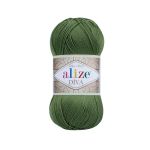 Пряжа Alize (Ализе) Diva / уп.5 мот. по 100 г, 350м, 079 базилик A
