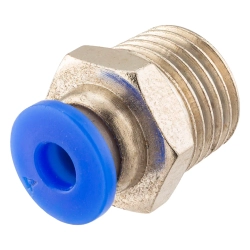 Фитинг для пластиковых трубок 4мм с наружной резьбой 1/4'' Partner SPC04-02