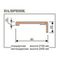 Купить Фото наличник телескоп фигурный экошпон Uberture Uniline Loft и Soft Touch