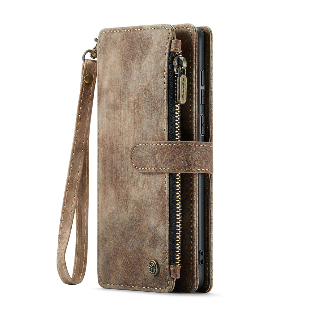 Многофункциональный чехол-кошелек CaseMe 3 in 1 Matte Wallet для Samsung Galaxy S25 Edge