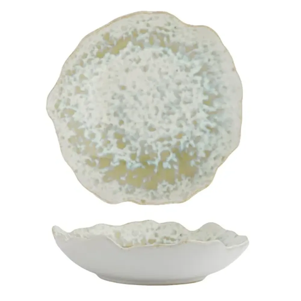 Салатник 500 мл d 22 см h5,5 см Crush Gray Spots Light Green Frutti di Mare P.L. [1]