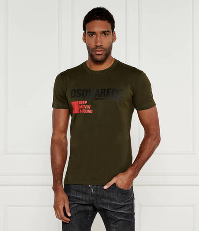 Футболка Dsquared2 - хаки(S71GD1462 S24662)