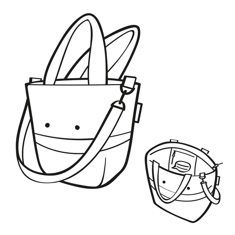 Сумка детская shopper xs cats and dogs rose
