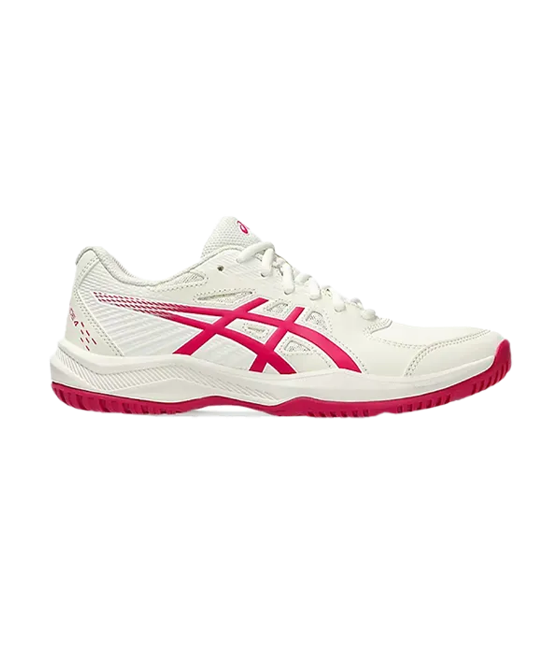 Asics Court Slide 4 Кремовый-Яркая Розовая Женские Кроссовки 2025