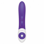Фиолетовый вибратор-кролик 20,3см The Rabbit Company Kissing Rabbit TRC-015PUR