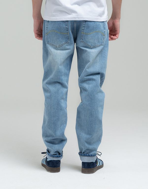 Джинсы We Don’t Care 12oz Regular Tapered Blue Light Used - фото 5