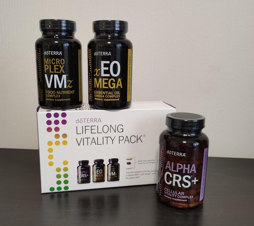 Набор «Долгожитель» dōTERRA Lifelong Vitality Pack, 3x120 капсул