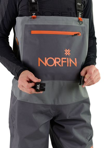 Полукомбинезон заброд. Norfin PILOT STOCKINGFOOT GRAY р.XXL