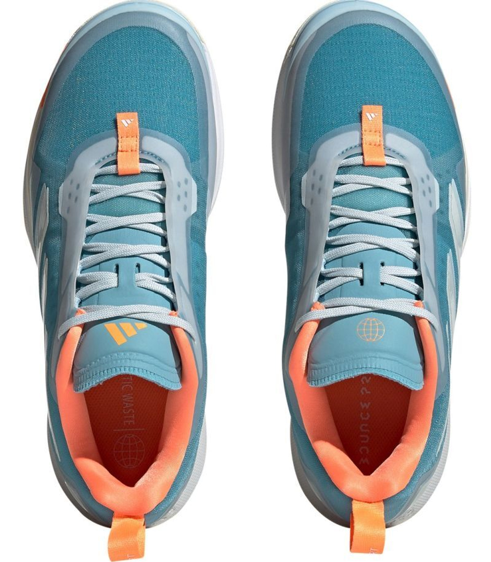 Женские Кроссовки теннисные Adidas Avacourt - небесный