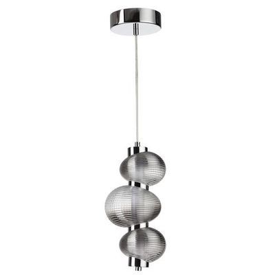 5096/12L L-VISION ODL25 361 хром/дымчатый градиент/металл/стекло Подвес LED 12W 4000K 1492Лм BRUCO